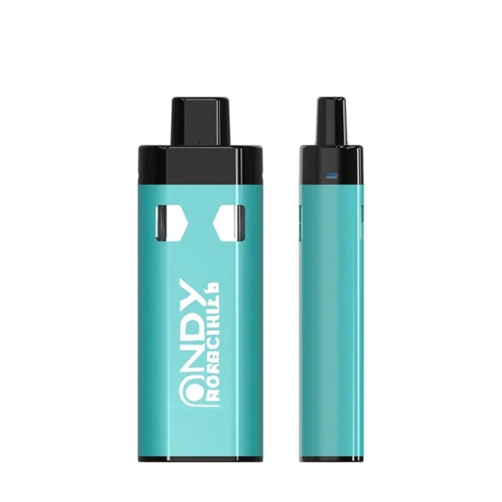 Potisnite konico za usta, da spremenite okus Vape za enkratno uporabo