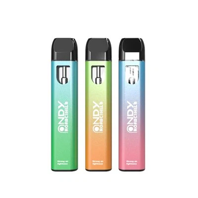 2 ml Enokomorni dvojni zračni pretok Brez bombaža Živa smola Debel rezervoar za olje Pod Cart Bar Keramična tuljava za enkratno uporabo Pen Style E-cigareta Vape
