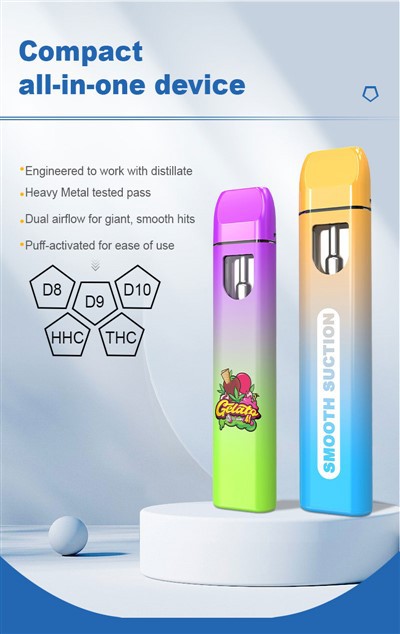 Vroče prodajana 2ML naprava za enkratno uporabo CBD THC Vape