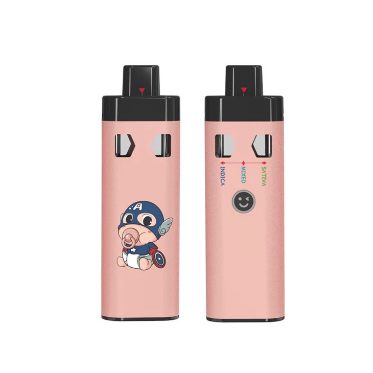 THC Crystal 1ml+1ml Dual Chamber Vapor THC Crystal Disposable Vape